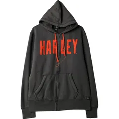 古着 ハーレーダビッドソン Harley-Davidson MUSEUM スウェットフルジップパーカー メンズXL相当/eaa624278