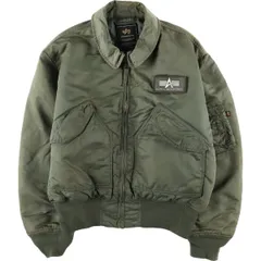 古着 民間品 アルファ ALPHA CWU-45/Pタイプ 中綿入り ミリタリー フライトジャケット メンズXXL相当/eaa624503