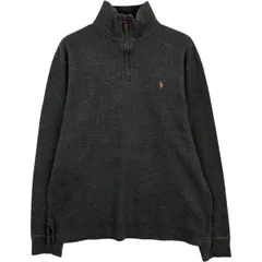 古着 ラルフローレン Ralph Lauren POLO RALPH LAUREN ハーフジップスウェットシャツ トレーナー メンズM相当/eaa624378