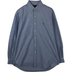 古着 ラルフローレン Ralph Lauren BLAKE 長袖 ボタンダウンシャツ メンズM相当/eaa477471