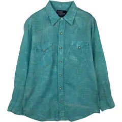 古着 ラルフローレン Ralph Lauren POLO by Ralph Lauren CLASSIC FIT 長袖 ウエスタンシャツ メンズM相当/eaa477462