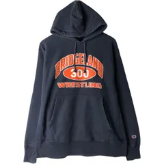 古着 チャンピオン Champion REVERSE WEAVE リバースウィーブ 3連プリント カレッジ スウェットプルオーバーパーカー/eaa624067
