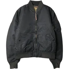 古着 民間品 アルファ ALPHA MA-1タイプ 中綿入り ミリタリー フライトジャケット メンズL相当/eaa624424