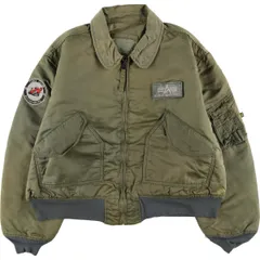 古着 民間品 アルファ ALPHA CWU-45/Pタイプ ミリタリー フライトジャケット USA製 XX-LARGE メンズXXL相当/eaa624505