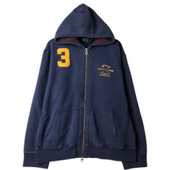 古着 ラルフローレン Ralph Lauren POLO by Ralph Lauren スウェットフルジップパーカー メンズXXL相当/eaa624289