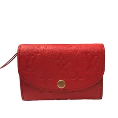 ルイ・ヴィトン LOUIS VUITTON ポルトモネ・ロザリ M82393 レッド レザー  レディース コインケース