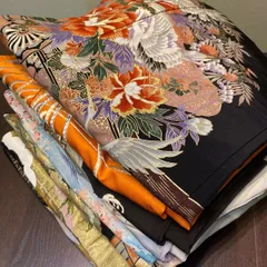 【まとめ売り】留袖8枚 リメイク素材　素材バラバラ　ハンドメイド向け