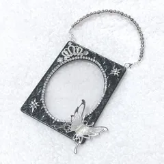 キルティングデコ 硬質ケースデコ トレカケースデコ ホワイト ラメ B8 634