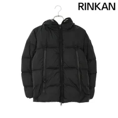 モンクレール  MONTCLA GIUBBOTTO ロゴエンブロイダリー刺繍フーデッドダウンジャケット メンズ