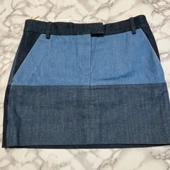 デニムパッチワークミディ丈スカート デニムパッチワークミディ丈スカート - メルカリ