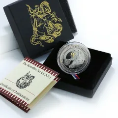 リベリア 5ドル モノマフの帽子 ロシア帝国 銀貨 2011年