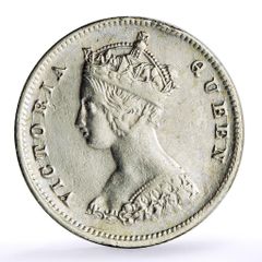NGC MS62』イギリスヴィクトリア女王ダブルフローリン銀貨(1887年