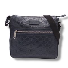 GUCCI グッチ レザー ショルダーバッグ 162915 ブラック - メルカリ