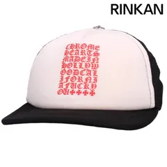 クロムハーツ  TRUCKER CAP ロゴプリントクロスボール付メッシュ帽子 メンズ ONE SIZE