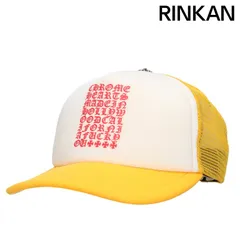 クロムハーツ  TRUCKER CAP/トラッカーキャップ 英字プリントクロスボール付メッシュ帽子 メンズ ONE SIZE