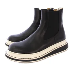 ロエベ LOEWE チェルシーブーツ CHELSEA BOOT サイドゴアブーツ ショートブーツ レザー 37 黒 /TKのサムネイル