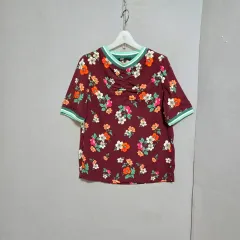 マージュ フラワー Tシャツのようなブラウス 1 n7114