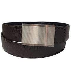 HERMES エルメス ストリエ スクエアバックル ベルト ブラウン ブラック 