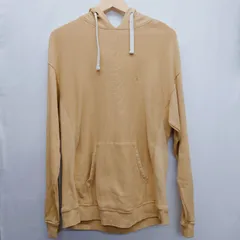 Champion チャンピオン リバースウィーブ スウェット パーカー フーディー サイズL 山吹色 コットン100% 中国製 同色ワンポイント刺繍ロゴ アメカジ 古着