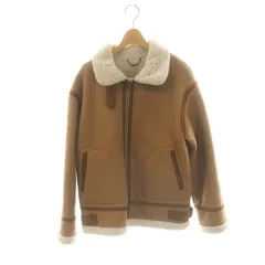 リリーブラウン Lily Brown ウールボンバージャケット ジップアップ F キャメル /HK ■OSのサムネイル
