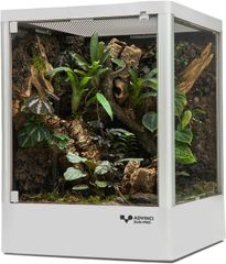 爬虫類飼育ケージ 45×45×60cm 122L 強化ガラス完全保護 - メルカリ