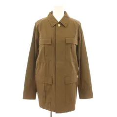 アルアバイル allureville 25SS シャンブレーミリタリーブルゾン アウター タグ付き 比翼ボタン 2 茶 ブラウン 20251019050 /YTのサムネイル