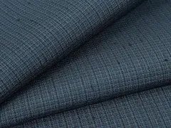 平和屋着物＊夏物　男性　紗紬　反端付き　正絹　逸品　AABG3944jd