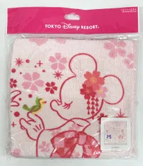 東京ディズニーリゾート ウォッシュタオル サクラモチーフ 和装ミニー&デイジー