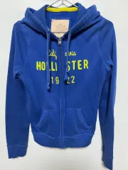 Hollister ホリスター ブルー カリフォルニア WHO フードジップアップ