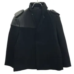 Yohji Yamamoto ヨウジヤマモト 2002AW レザーパッチオフィサージャケット FM-J32-817 ブラック 2のサムネイル