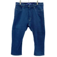 JUNYA WATANABE COMME des GARCONS MAN ジュンヤワタナベ コムデギャルソンマン 15SS 刺し子サルエルパンツ WO-P012 ブルー XSのサムネイル