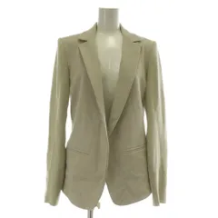 スポーツマックスコード マックスマーラ SPORTMAX CODE テーラードジャケット 切り替え 総裏地 肩パッド ノーベント 42 L ベージュ /XZ