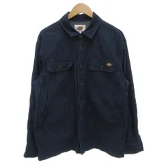 ディッキーズ Dickies デニムワークシャツ 長袖 カジュアル L インディゴブルー /GV