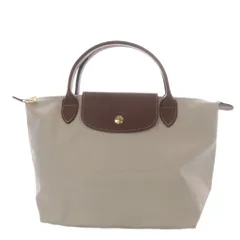 ロンシャン LONGCHAMP ル プリアージュ オリジナル S トップハンドルバッグ ナイロン ベージュ /YO36