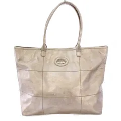 フルラ FURLA トートバッグ ハンドバッグ レザー ロゴ ワンポイント ワンカラー シルバーカラー /BB