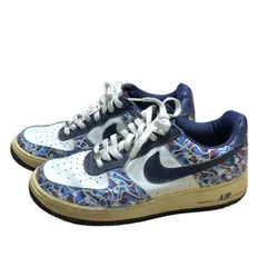 NIKE ナイキ スニーカー 307334 141 ミスキーン Air Force 1 Low Miskeen ブルー 27.5cm 中古 T10987668