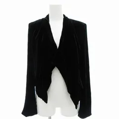ビーシービージーマックスアズリア BCBGMAXAZRIA ベロアジャケット ボレロ 長袖  XXS 黒 ブラック /IY ■GY39のサムネイル