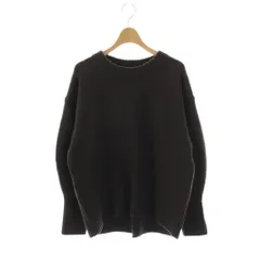グリーンレーベルリラクシング ユナイテッドアローズ green label relaxing スタイルマスターニット セーター 長袖 ウール 38 ダークグレー /NR ■OS