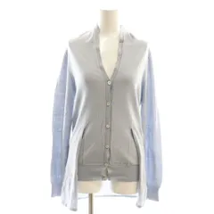 マルタンマルジェラ 1 Martin Margiela 1 12SS カーディガン ニット Vネック XS サックスブルー /DF ■GY57のサムネイル