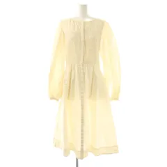 マーレット Merlette  LEYLAND DRESS ワンピース ギャザー コットン アイボリー /CX ■OS