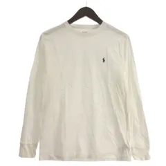 ポロ ラルフローレン POLO RALPH LAUREN Tシャツ カットソー 長袖 ホワイト 14-16 L ■ECD001