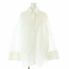 クラネ CLANE 22AW ROUND SLIT BELL SLEEVE SHIRT シャツ カジュアル 長袖 2 M 白 ホワイト /AT ■OS