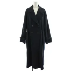 アーバンリサーチ URBAN RESEARCH ウエストドロストトレンチコート ロング丈 38 紺 ネイビー UR26-27X004 /AN23