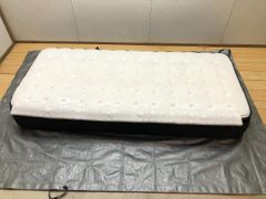 送料込】ニトリ クイーンベッド 跳ね上げ収納＋マットレス付き OP300