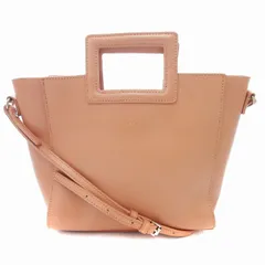 ヤーキ YAHKI 2WAY ハンドバッグ ショルダー ロゴ スクエアハンドル ピンク /JS