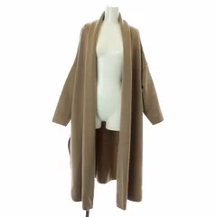 ミューズ ドゥーズィエム クラス MUSE de Deuxieme Classe スムースニットガウンコート コーディガン 長袖 ロング トッパー ウール グレージュ 19020500422130 /KU