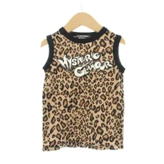 ヒステリックミニ Hysteric MINI キッズ 100 タンクトップ アニマル柄 ブラウン /JP