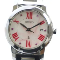 セイコー SEIKO 7N82-0EE0 ルキア LUKIA limited edition 腕時計 ウォッチ クォーツ シェル文字盤 デイト カレンダー付き ローマン シルバー色 ■GY18 /MQ