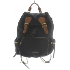 バーバリー ロンドン BURBERRY LONDON イングランド ENGLAND Prorsum Medium リュックサック バックパック デイパック ナイロン 牛革 レザー ロゴ ゴールド金具 黒 ブラック 4016622/67Q /XZ ■GY18