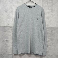 00s Ralph Lauren サーマル ロンt ツートン 刺繍ポニー XL - メルカリ